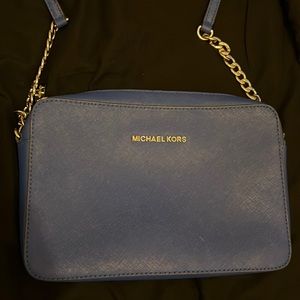 Blue Michael Kors crossbody